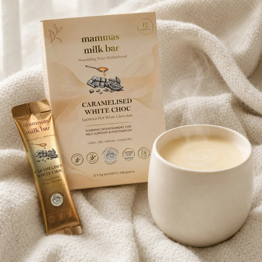 Mammas Milk Bar Lactation Caramelised White Hot Chocolate