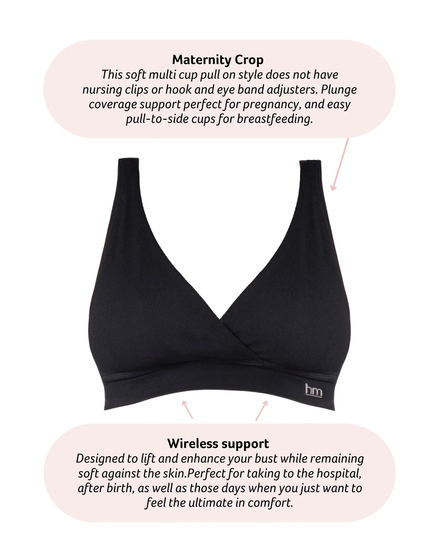 Hotmilk My Comfort FlexFit Bra - Black