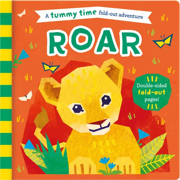 Roar! A Tummy Time Foldout Adventure Book