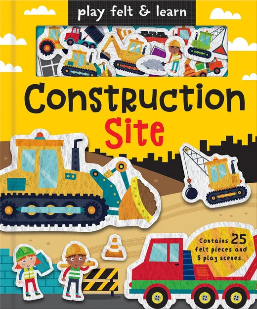 Play Felt & Learn Construction Site Book