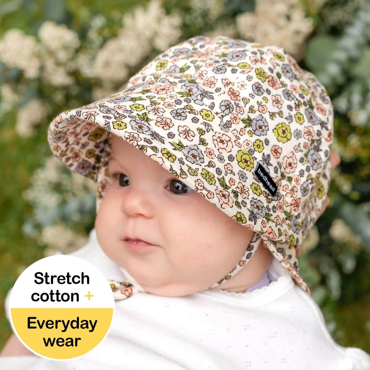 Bedhead Legionnaire Flap Sun Hat - Floret