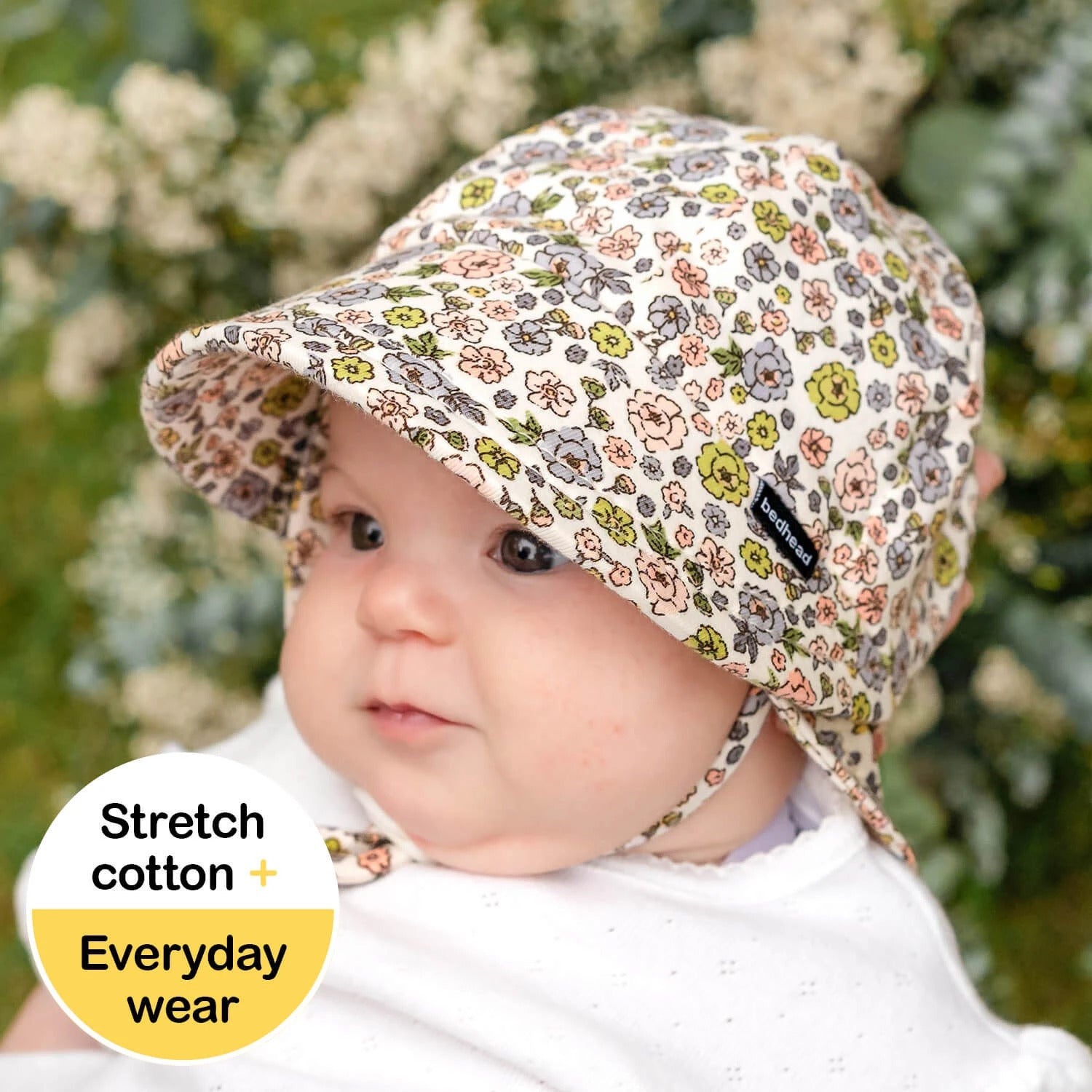 Bedhead Legionnaire Flap Sun Hat - Floret