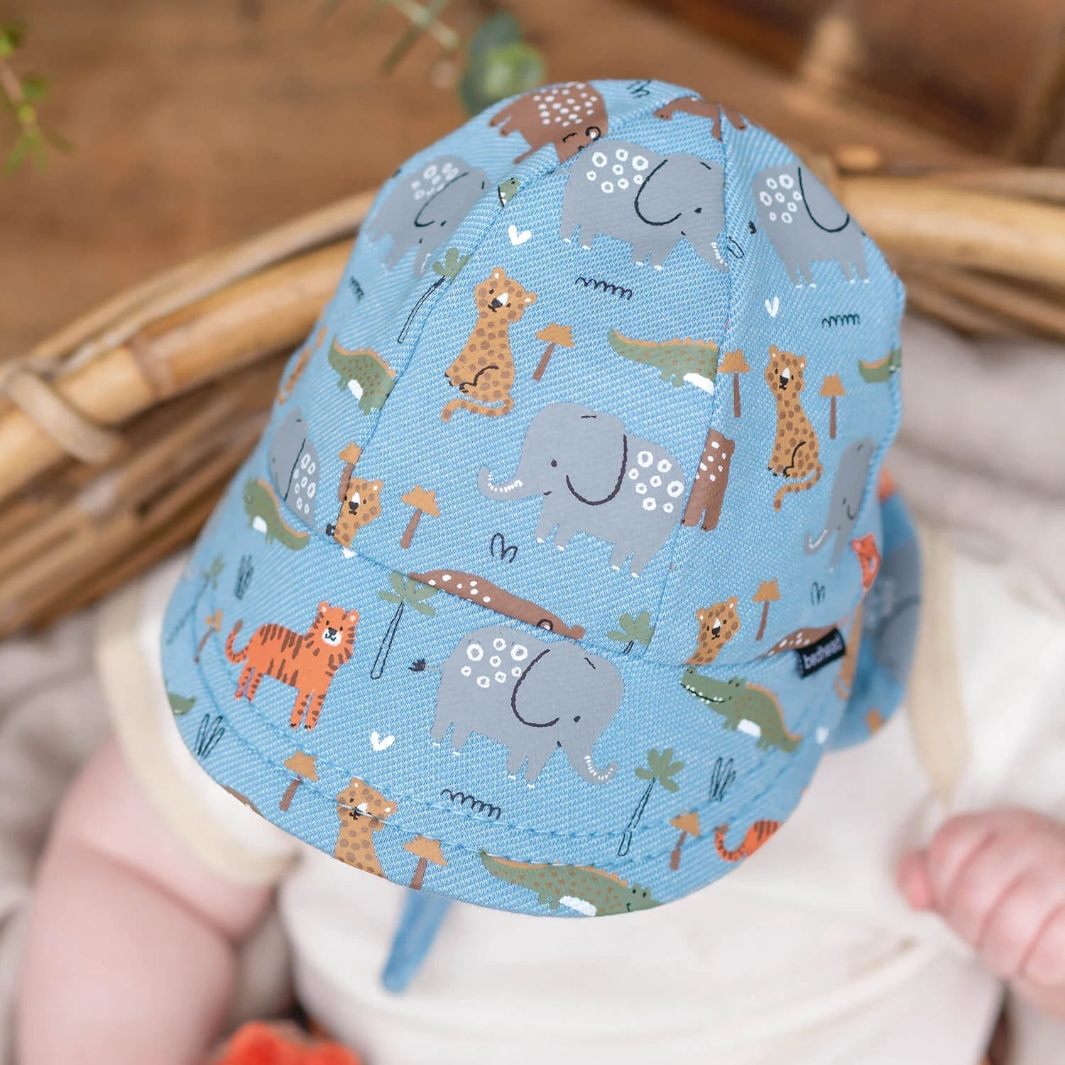 Bedhead Legionnaire Flap Sun Hat - Safari