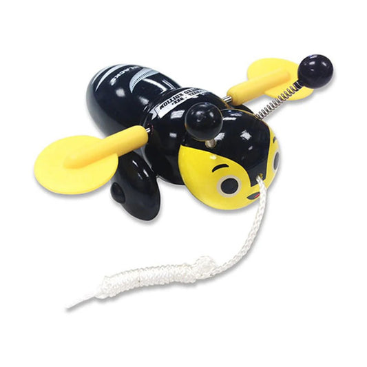 Buzzy Bee Classic Wooden Pull Along Toy - All Blacks