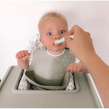All4Ella Silicone Bib With Spoon