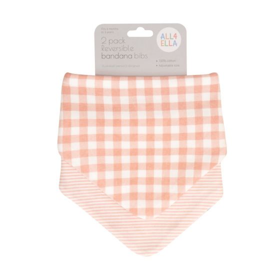 All4Ella Bandana Bibs 2 Pack