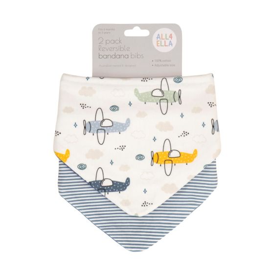 All4Ella Bandana Bibs 2 Pack
