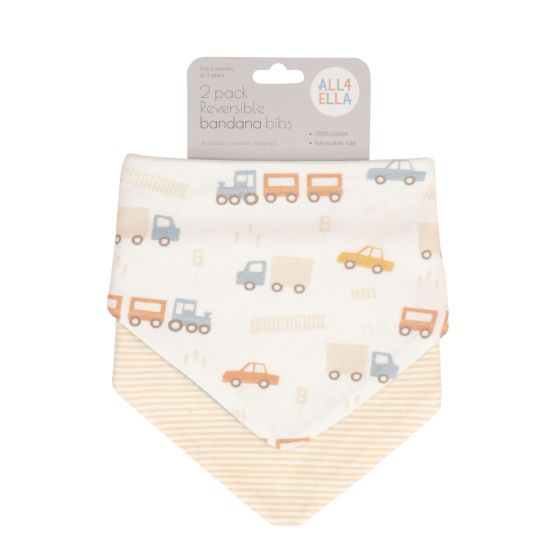 All4Ella Bandana Bibs 2 Pack