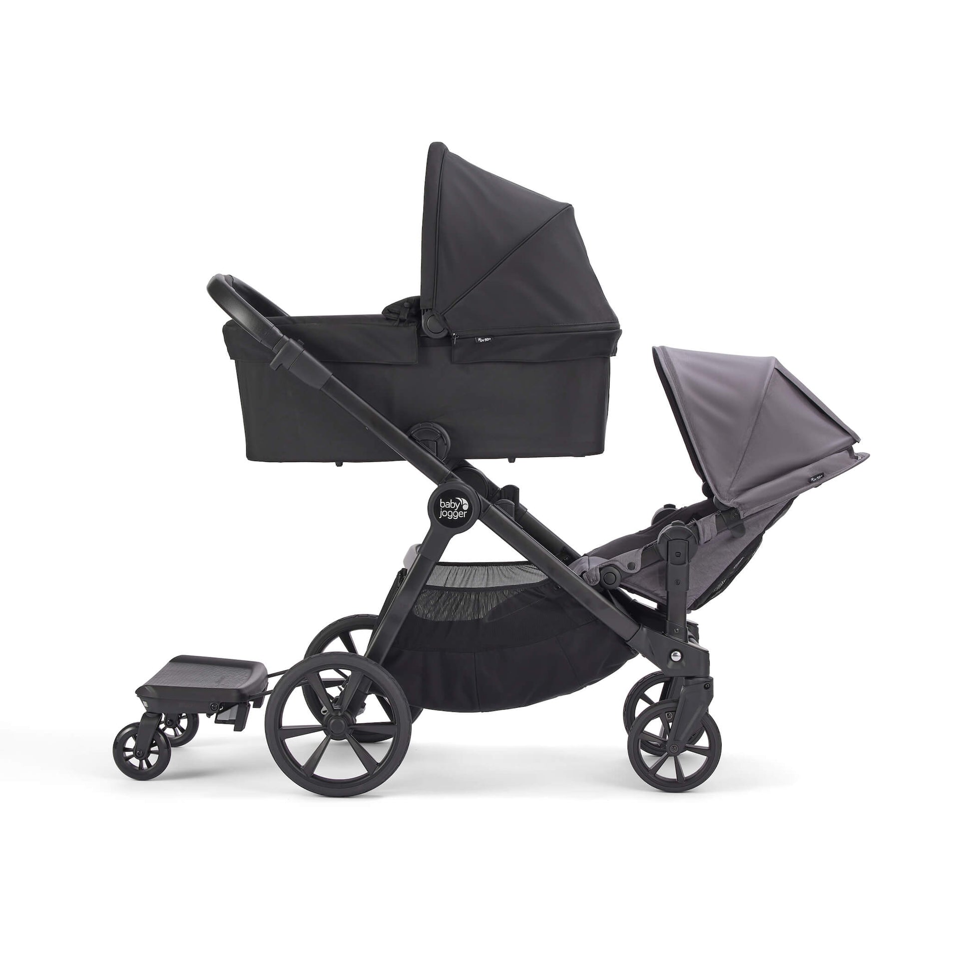 city select deluxe double stroller Baby Jogger City Select 2 Deluxe Bassinet