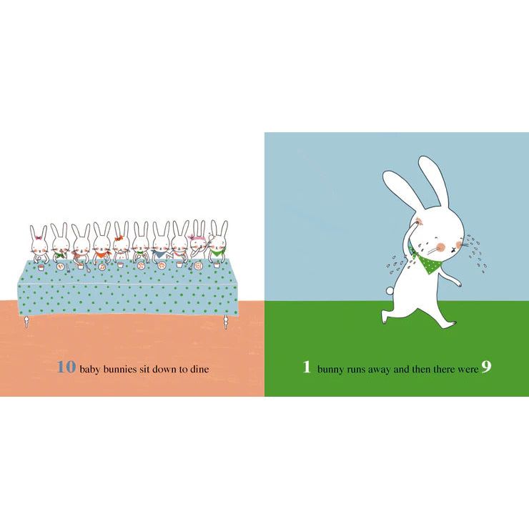 10 Baby Bunnies Board Book