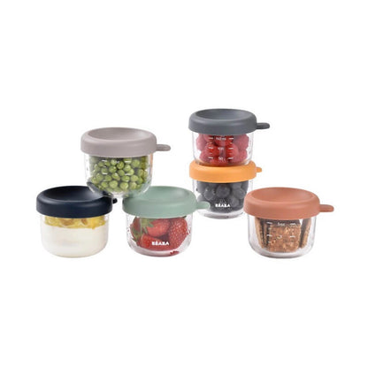 Beaba Glass Jars 6 Pack