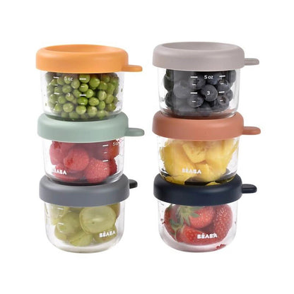 Beaba Glass Jars 6 Pack