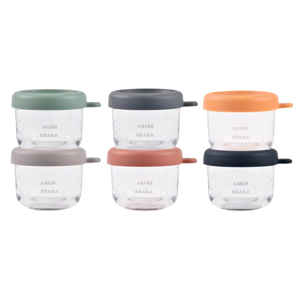 Beaba Glass Jars 6 Pack