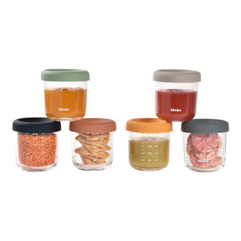 Beaba Glass Jars 6 Pack