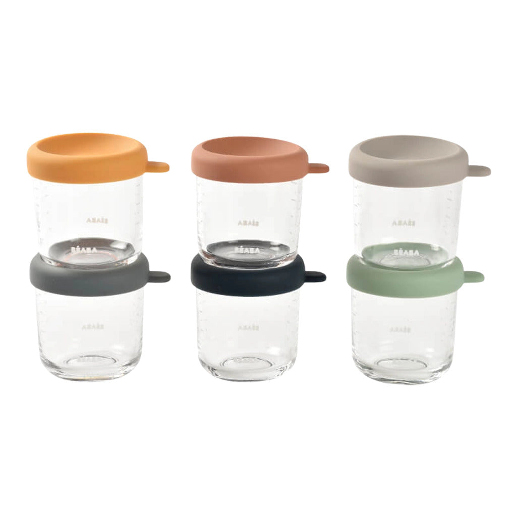 Beaba Glass Jars 6 Pack
