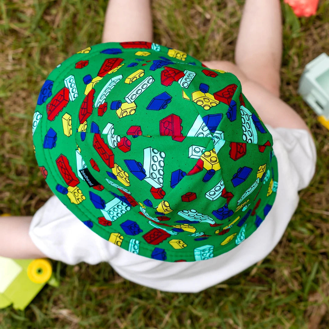Bedhead Toddler Bucket Sun Hat - Blocks