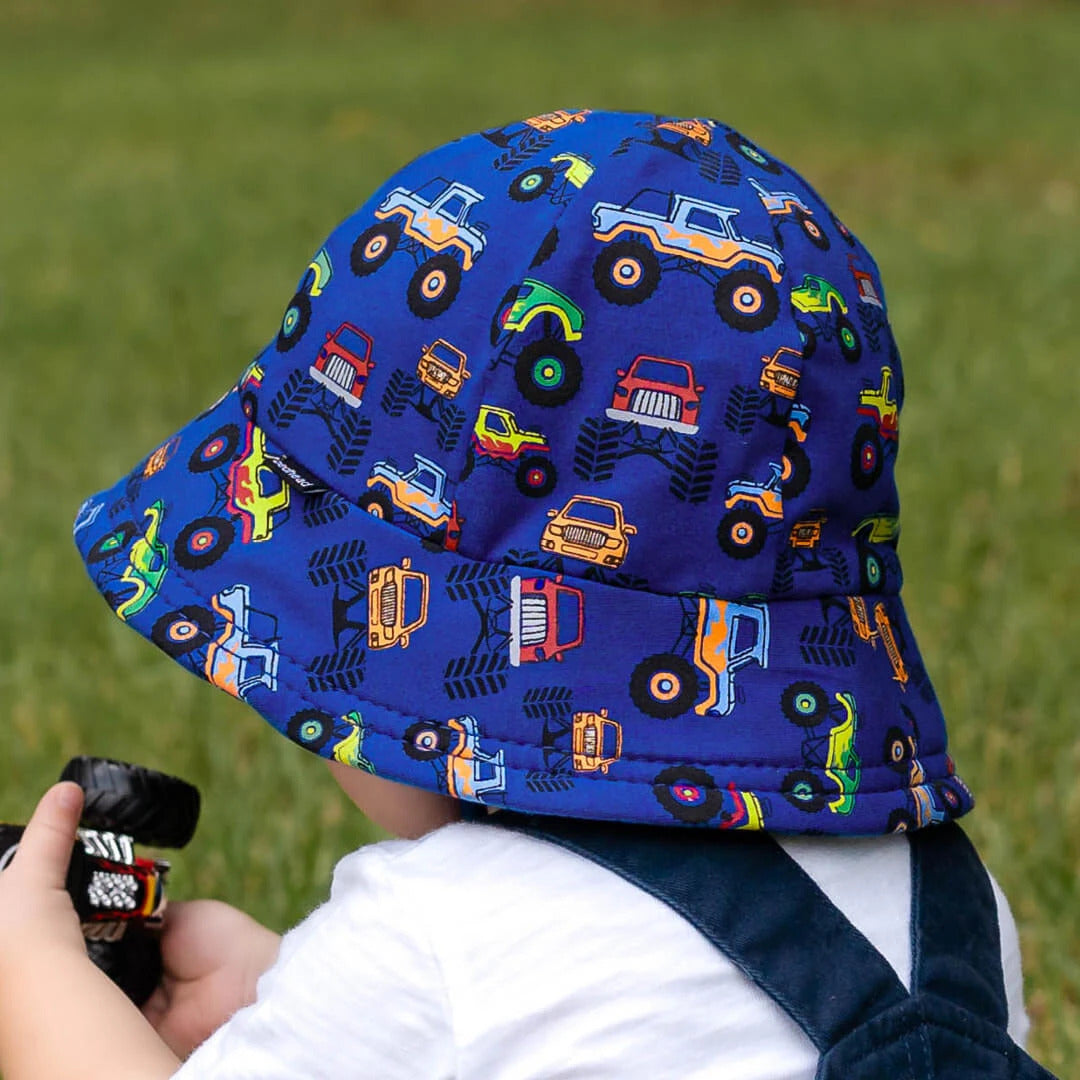 Bedhead  Toddler Bucket Sun Hat - Monstertruck