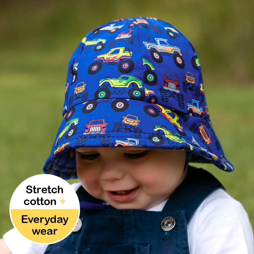 Bedhead  Toddler Bucket Sun Hat - Monstertruck