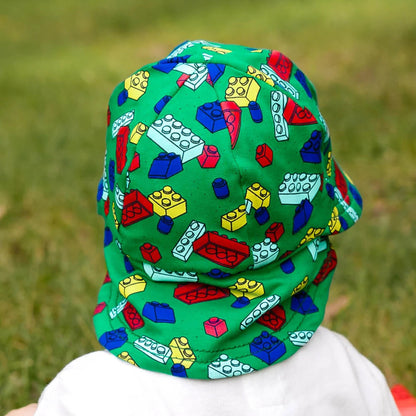 Bedhead  Legionnaire Flap Sun Hat - Blocks