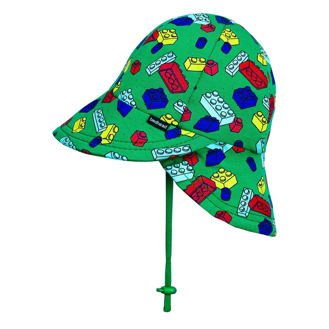 Bedhead  Legionnaire Flap Sun Hat - Blocks