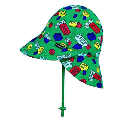 Bedhead  Legionnaire Flap Sun Hat - Blocks