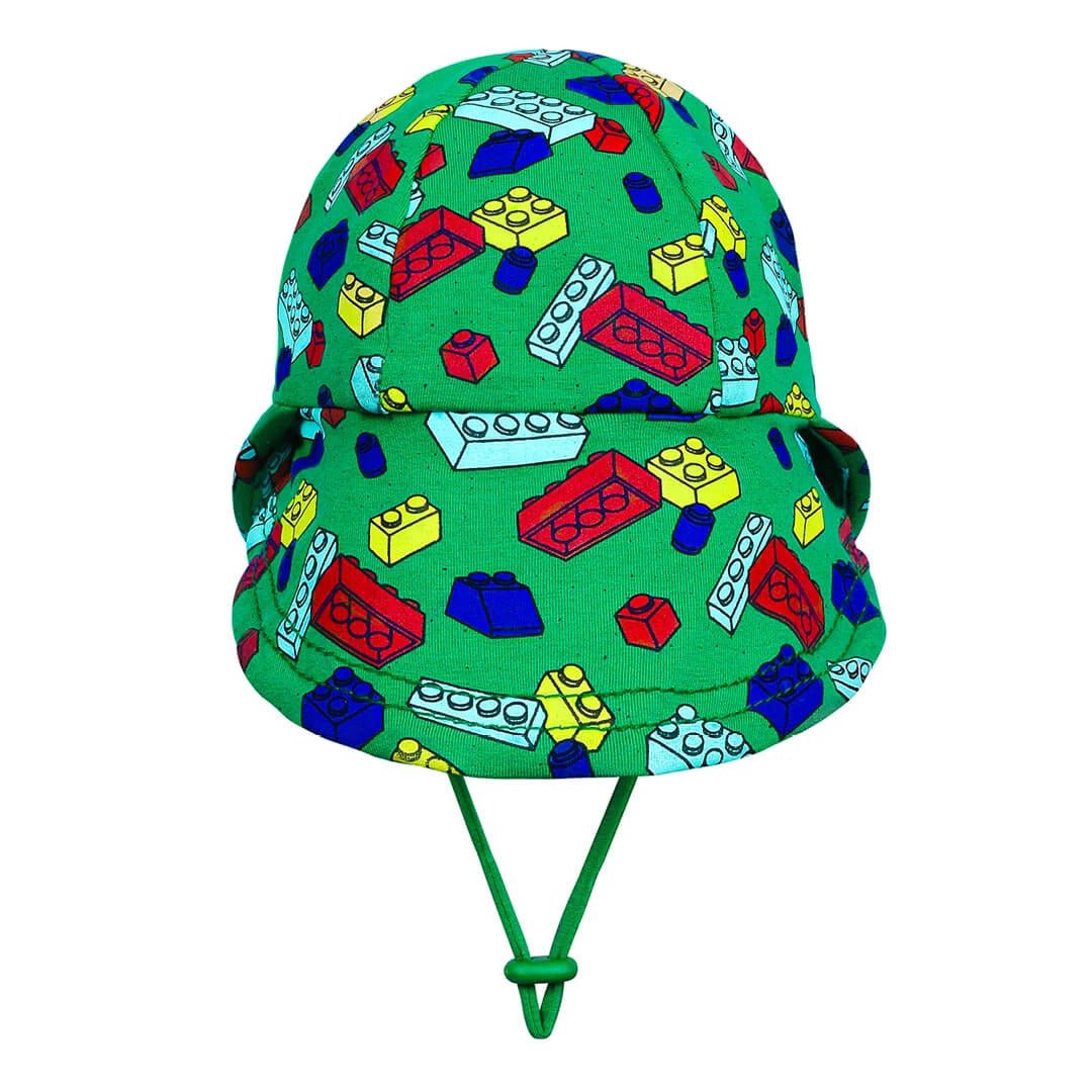 Bedhead  Legionnaire Flap Sun Hat - Blocks