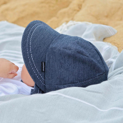 Bedhead  Legionnaire Hat with Strap - Denim