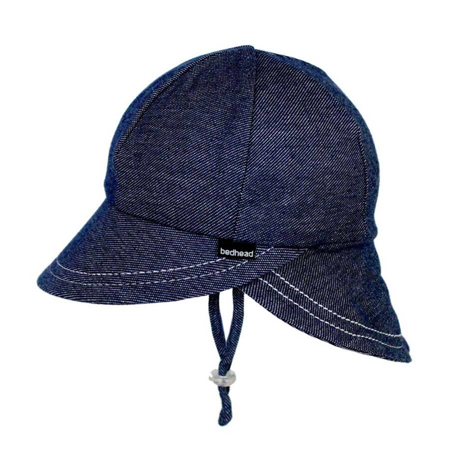 Bedhead  Legionnaire Hat with Strap - Denim