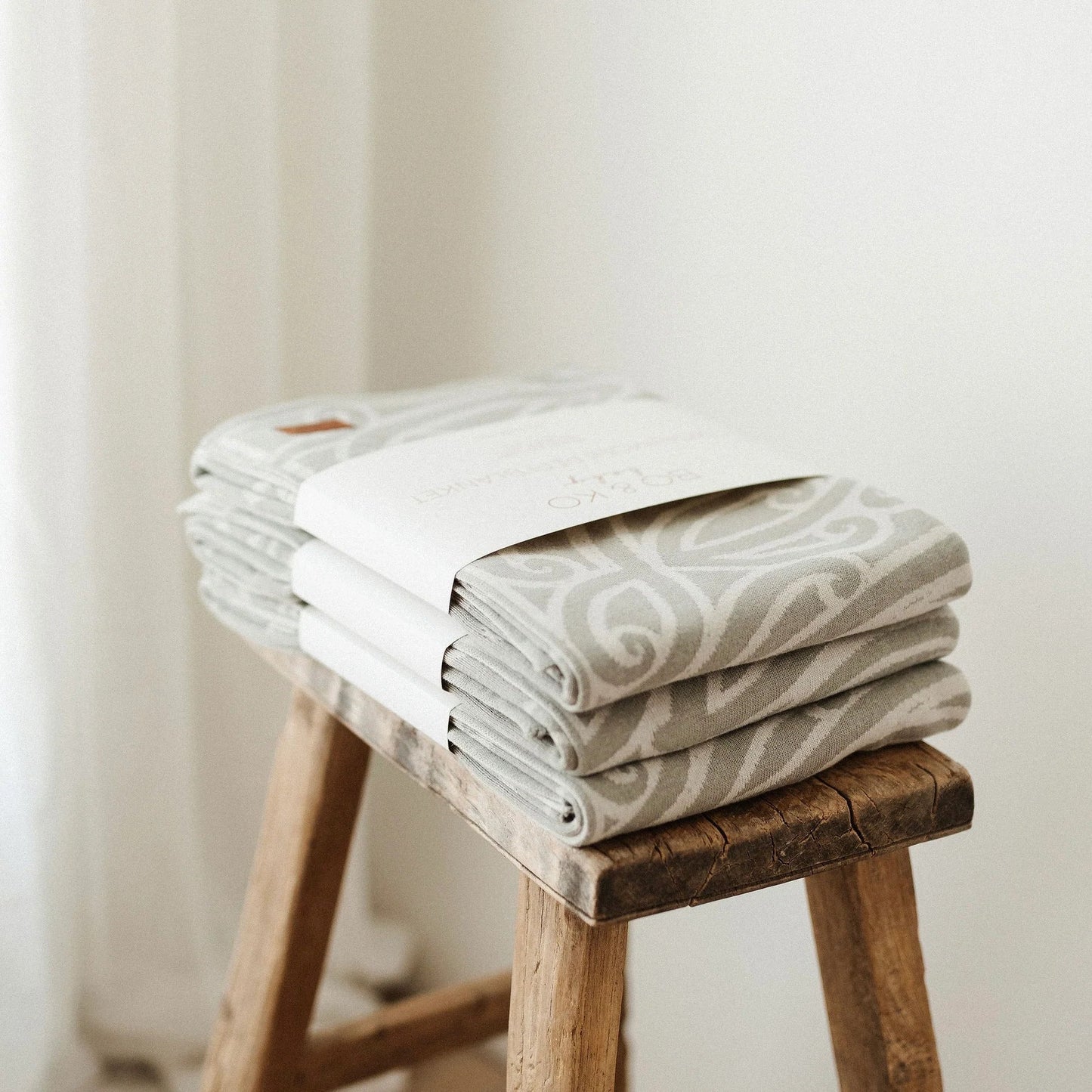 BO &amp; KO Baby Mohimohi Woven Pēpi Blanket