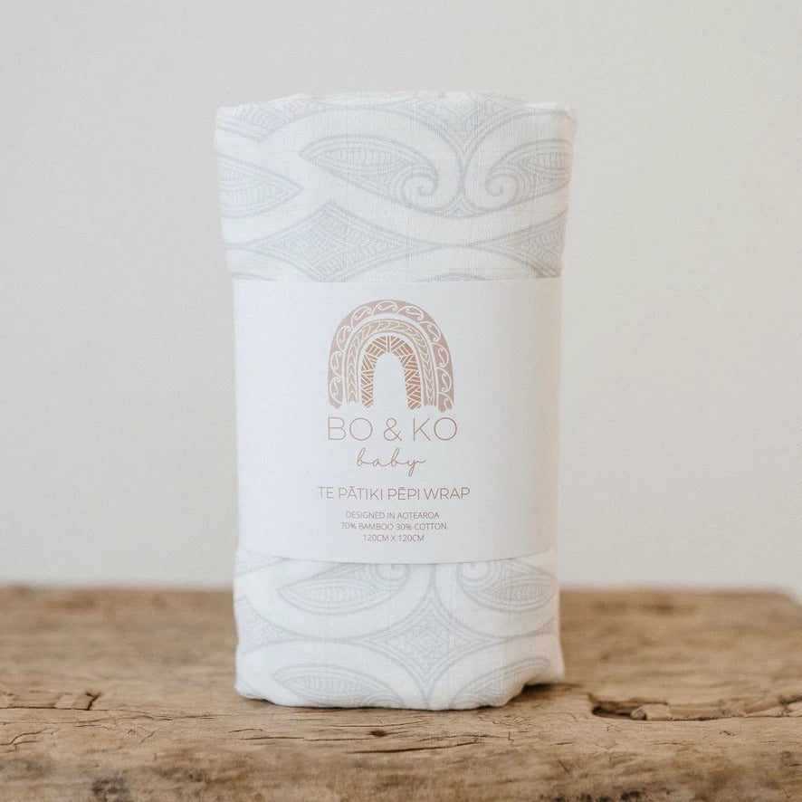 BO &amp; KO Baby Te Pātiki Pēpi Wrap