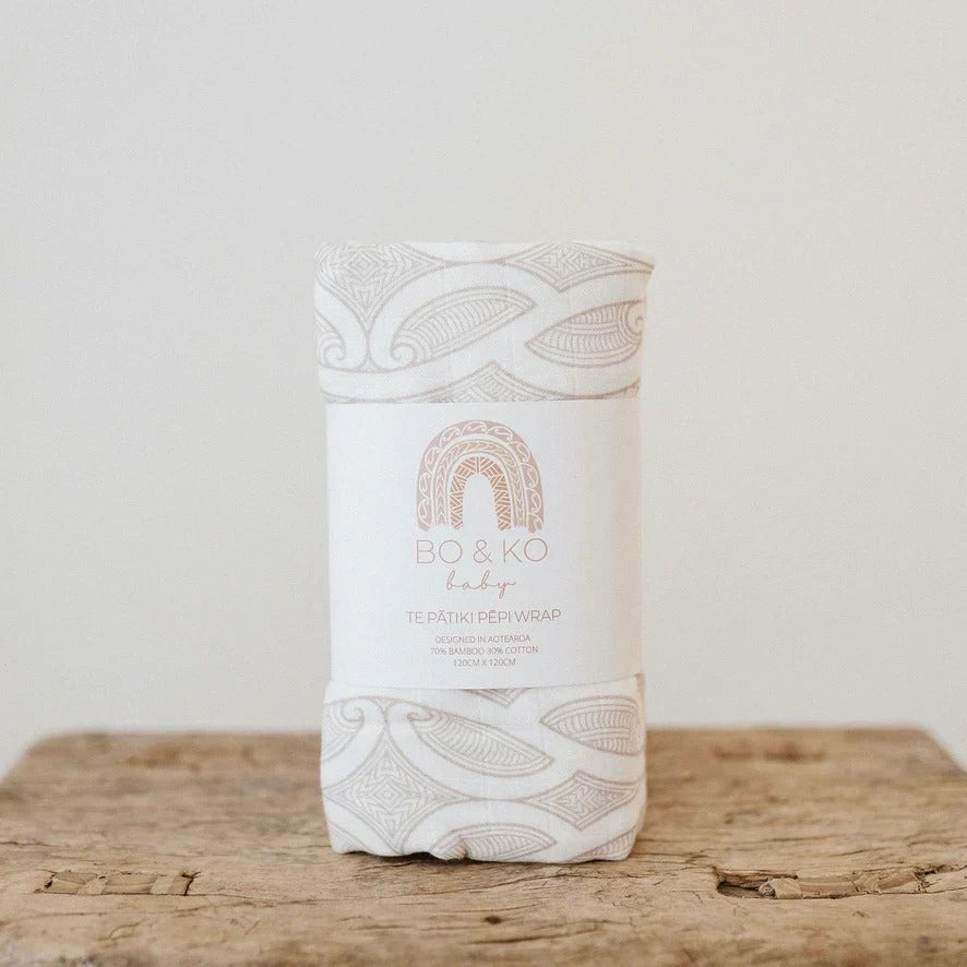 BO &amp; KO Baby Te Pātiki Pēpi Wrap