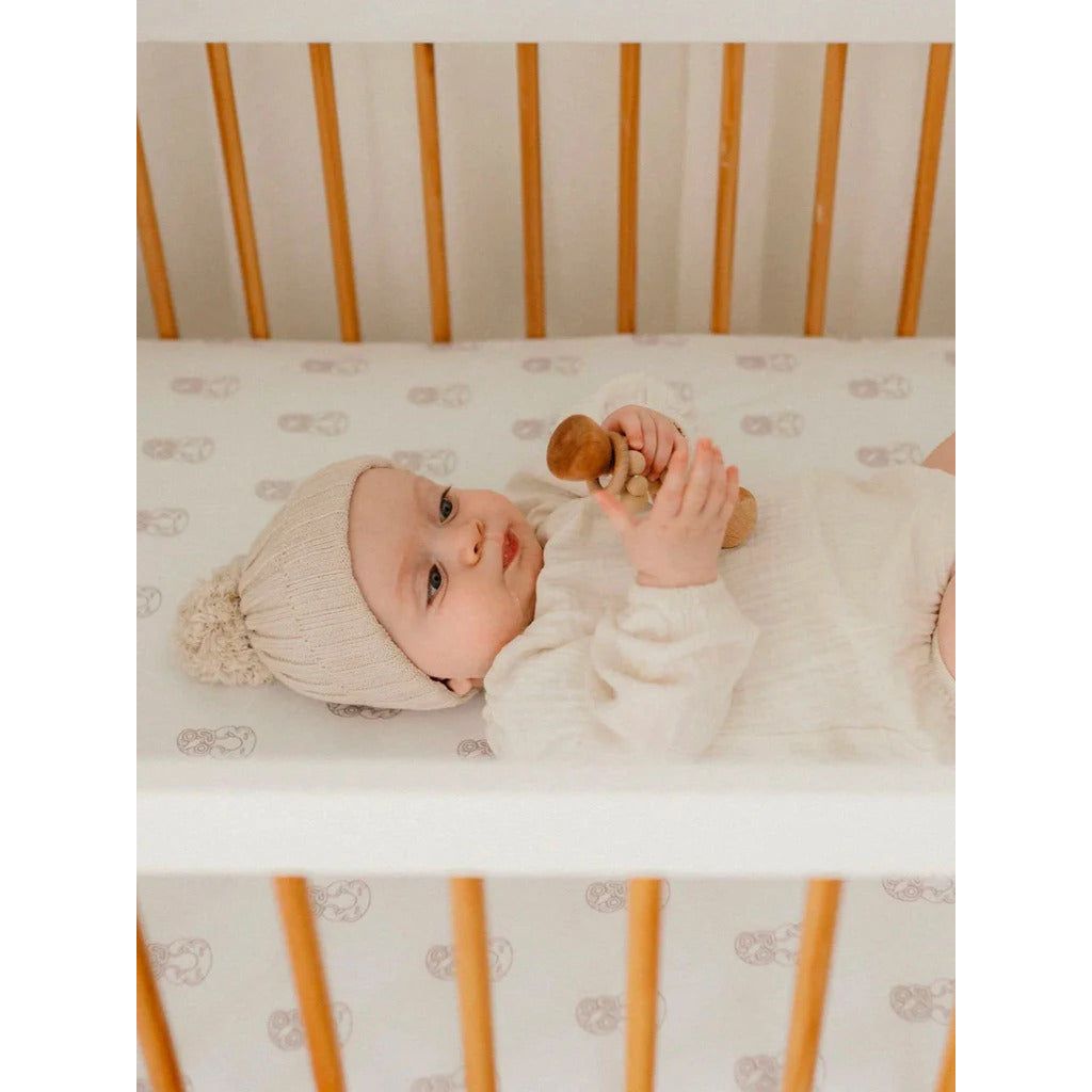 BO &amp; KO Baby Tiki Fitted Cot Sheet