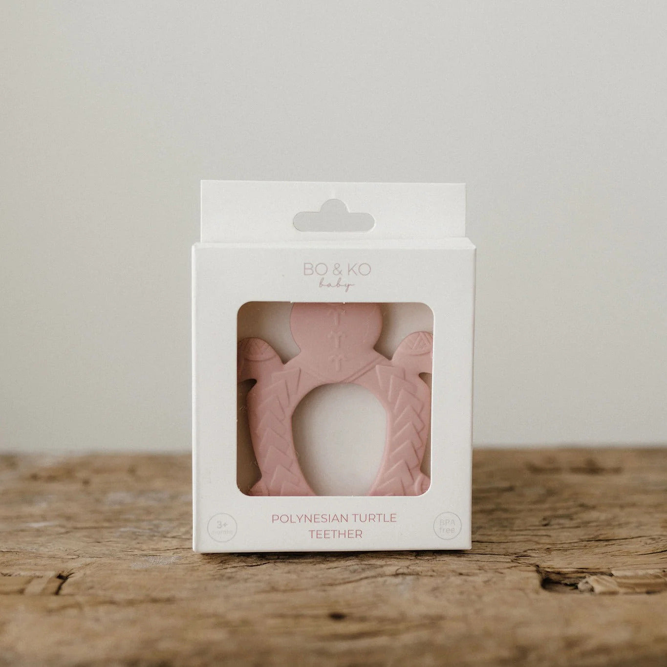 BO &amp; KO Baby Polynesian Turtle Teether