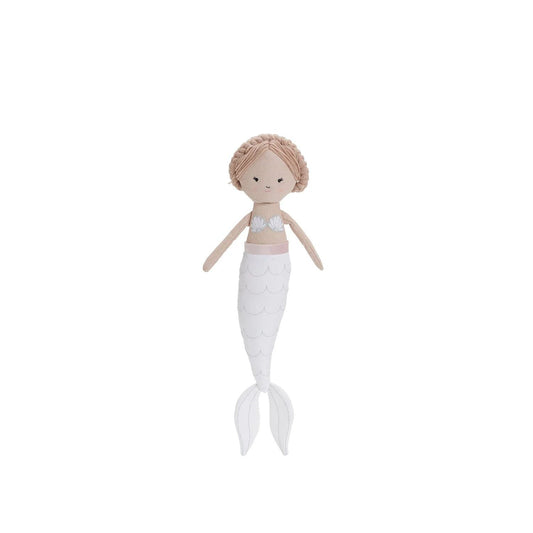 Bubble Pearl the White Mermaid Plush Toy