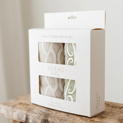 BO &amp; KO Baby 2 Pack Wrap Sets