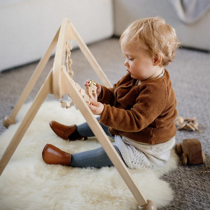 Classic New Zealand Play Sheepskin Baby Rug