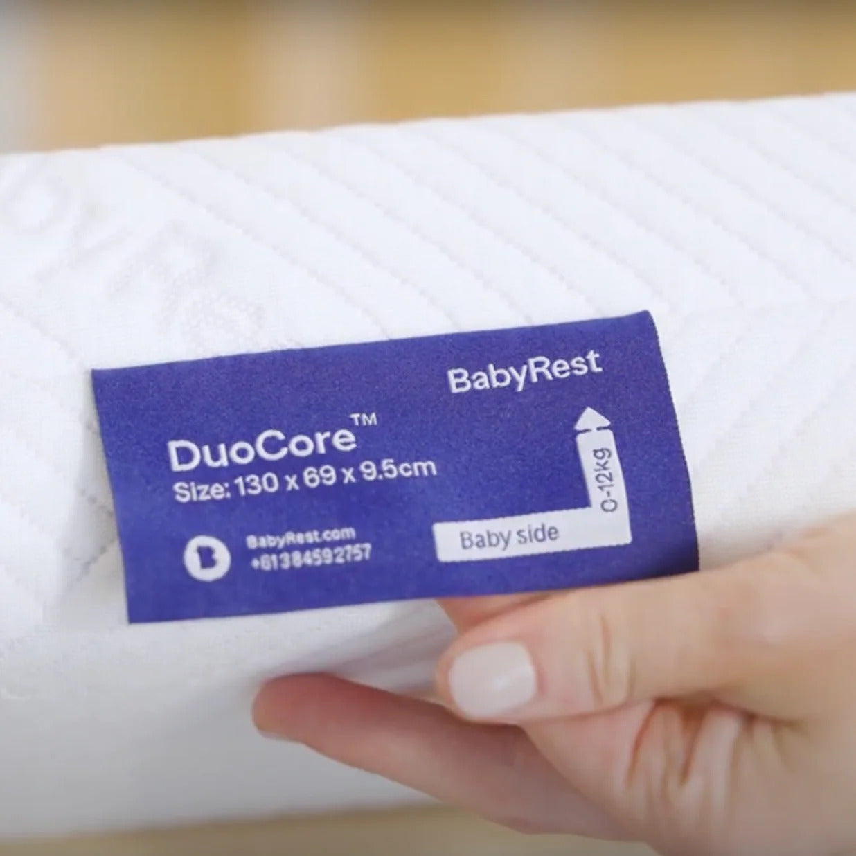 Babyrest DuoCore Cot Mattress 1300 x 690 x 95mm