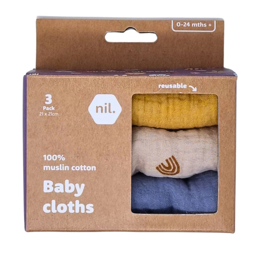 nil. Baby Face Cloths