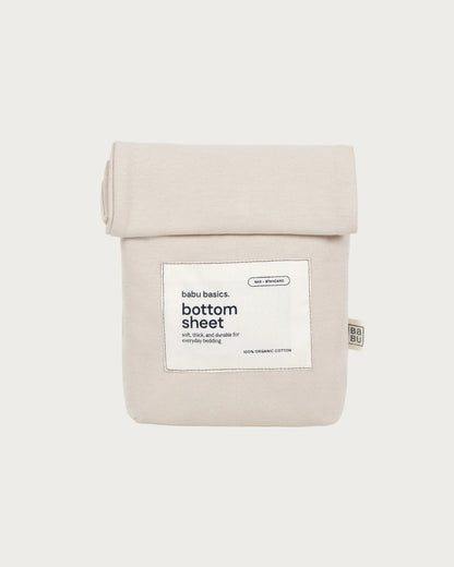 Babu Organic Bassinet Fitted Sheet