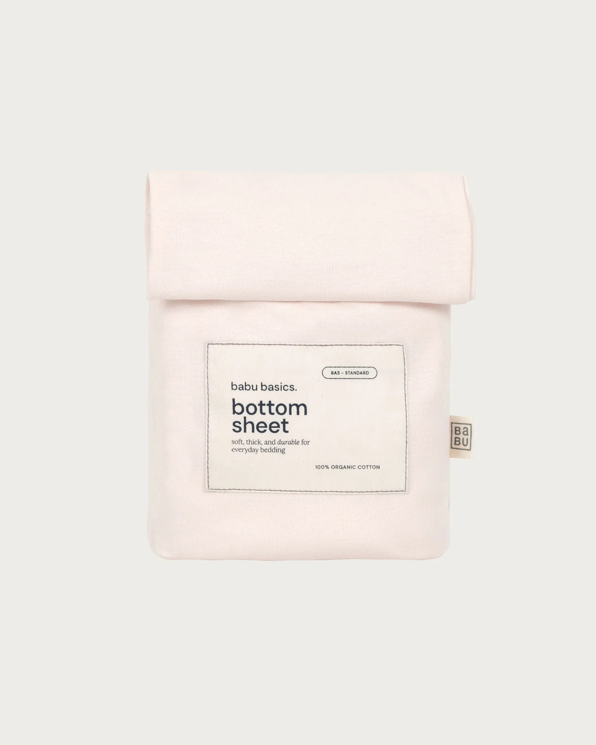 Babu Organic Bassinet Fitted Sheet