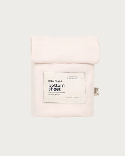 Babu Organic Bassinet Fitted Sheet