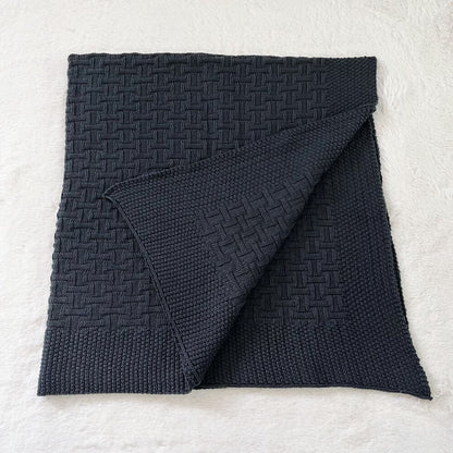 Baby On The Move Basketweave Merino Bassinet Blanket 90 x 90 cm