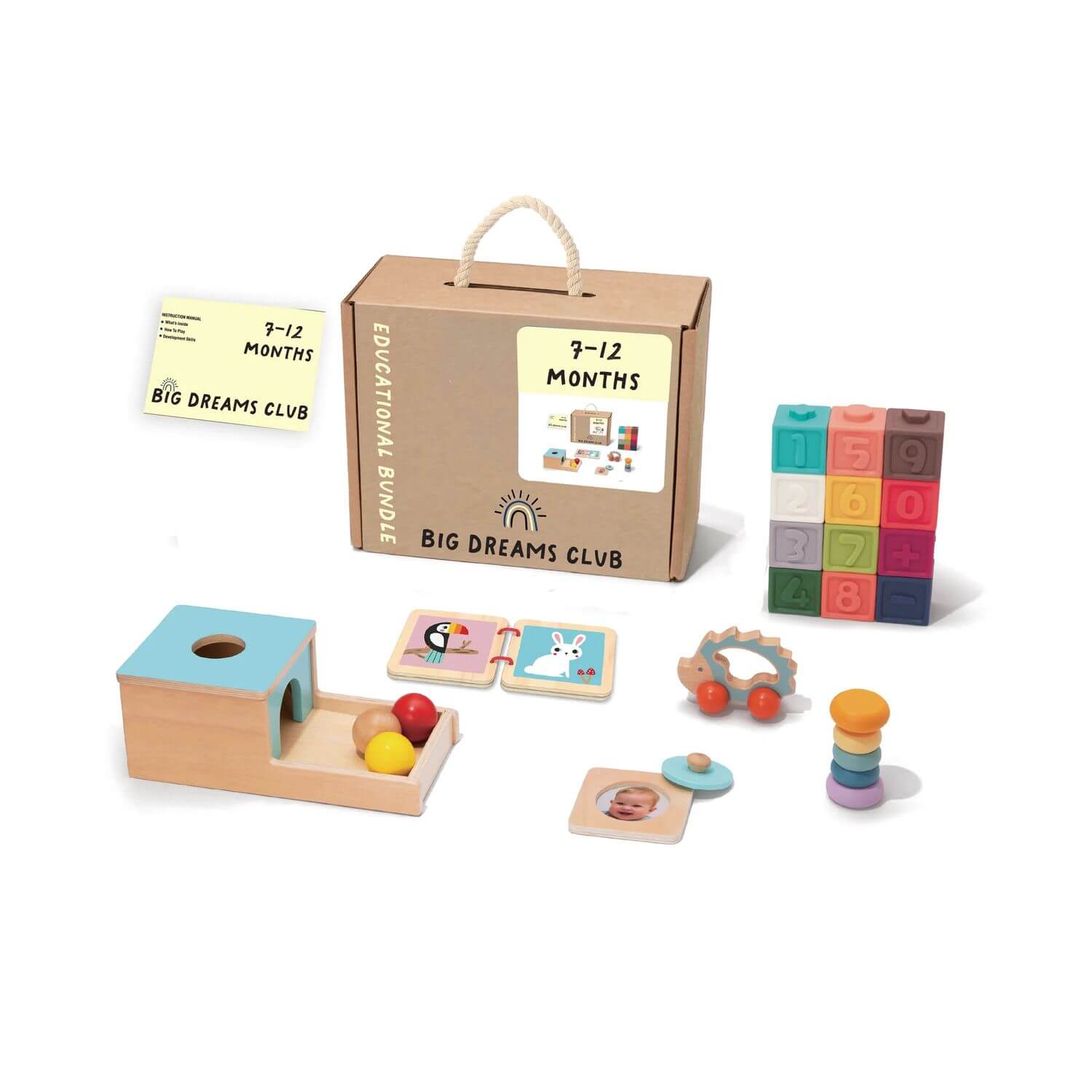 Big Dreams Club - Educational Toy Bundle 7-12m - The Kakapo Bundle