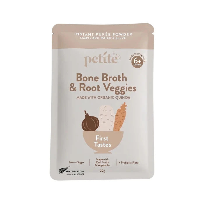 Petite Eats Bone Broth & Root Veggies Baby Puree Powder 20g