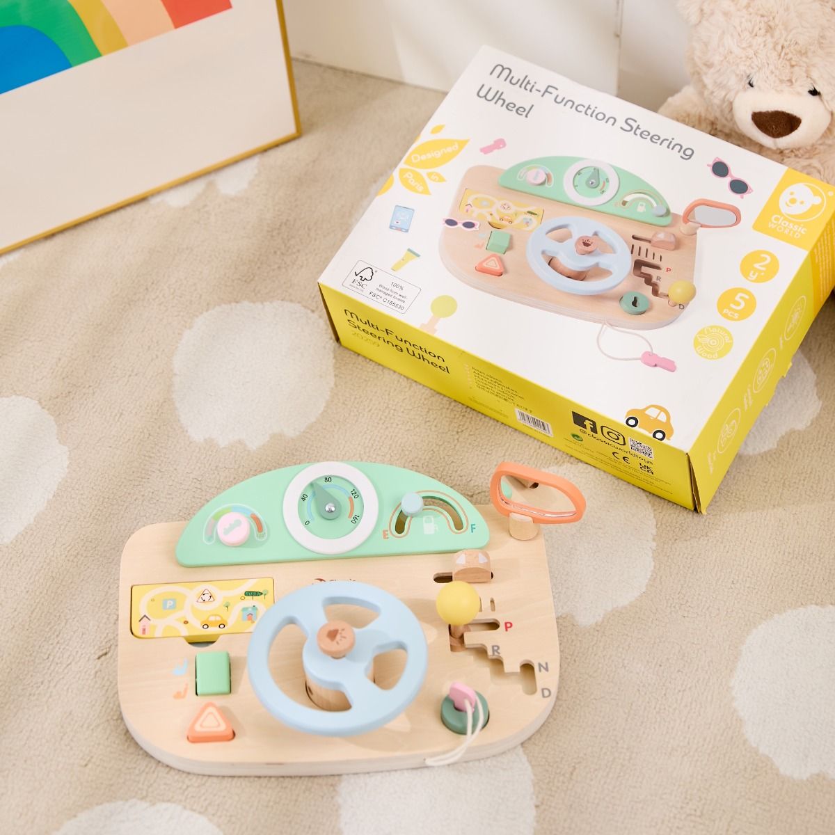 Classic World Multi-Function Steering Wheel