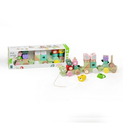 Classic World Pull Train - Jungle