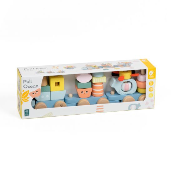 Classic World Pull Train - Ocean