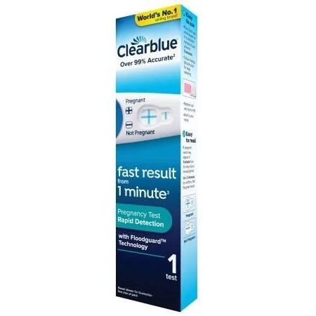 Clearblue Visual Rapid Detection Pregnancy Test 1pk