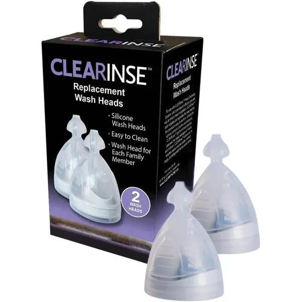 CLEARinse Replacement Wash Heads - 2 Pk