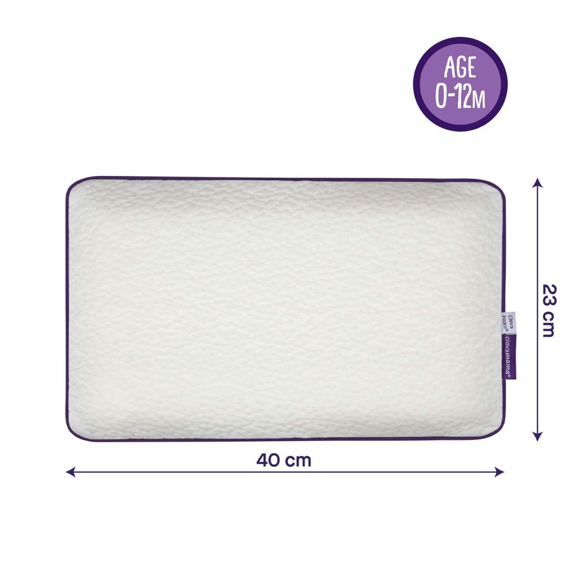 ClevaMama ClevaFoam Baby Pillow